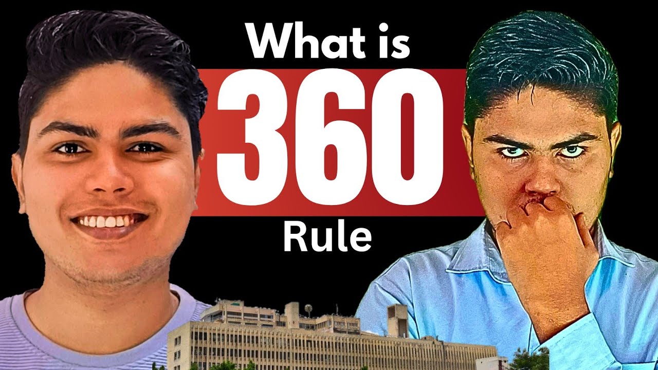 360 Rule : This Will Make You an IITian | Snehit Mishra