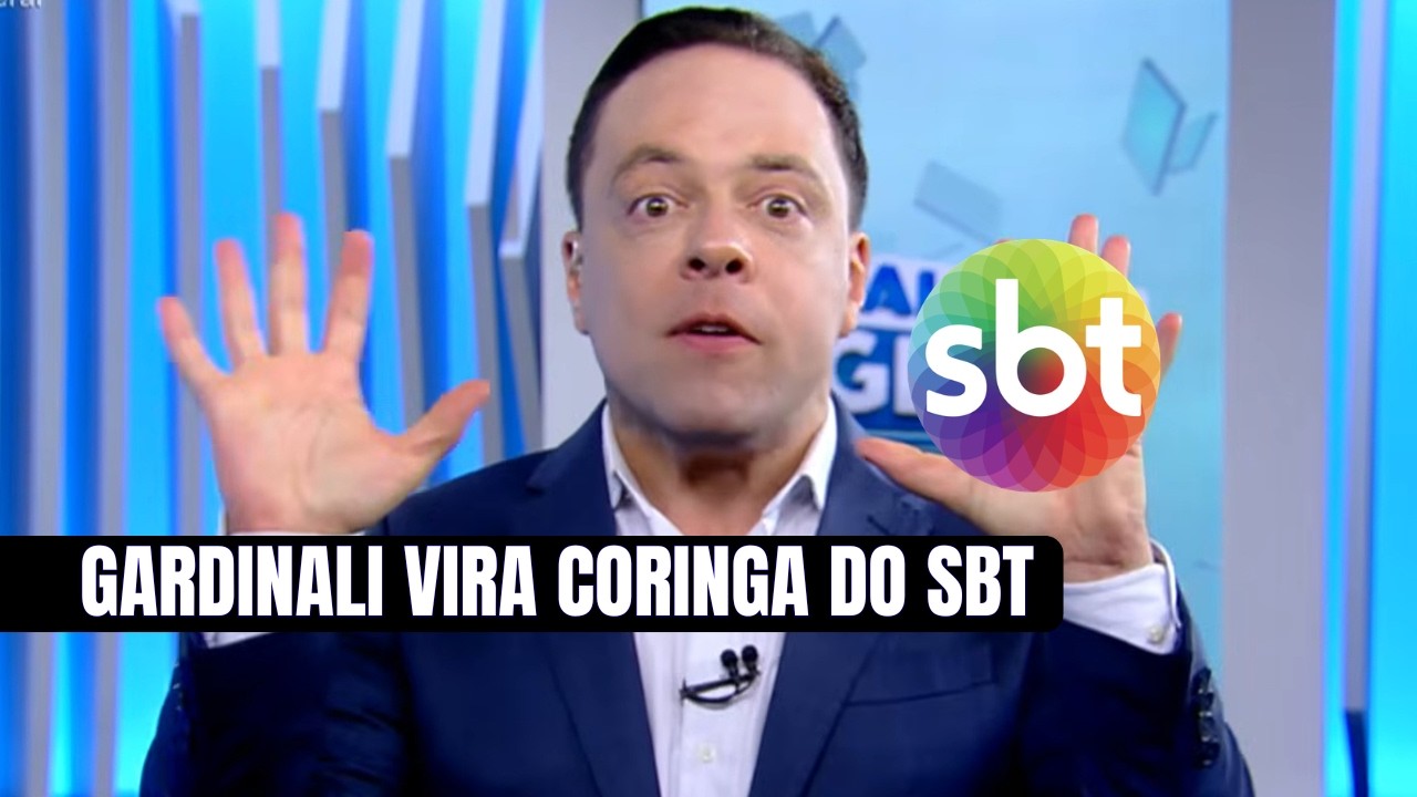 SBT transforma Gardinali em seu novo coringa