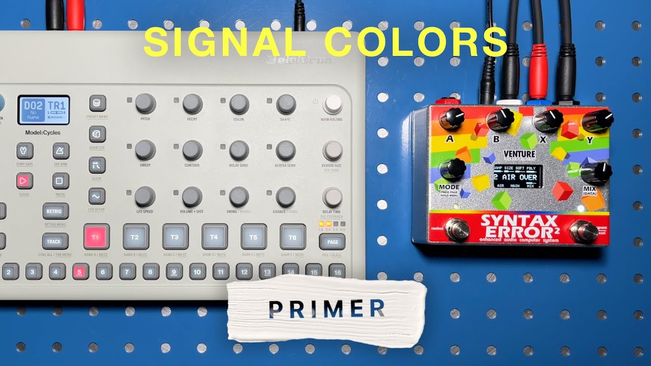 Alexander Pedals Syntax Error 2 First Look Primer (Synth Demo w/ Elektron Model:Cycles)