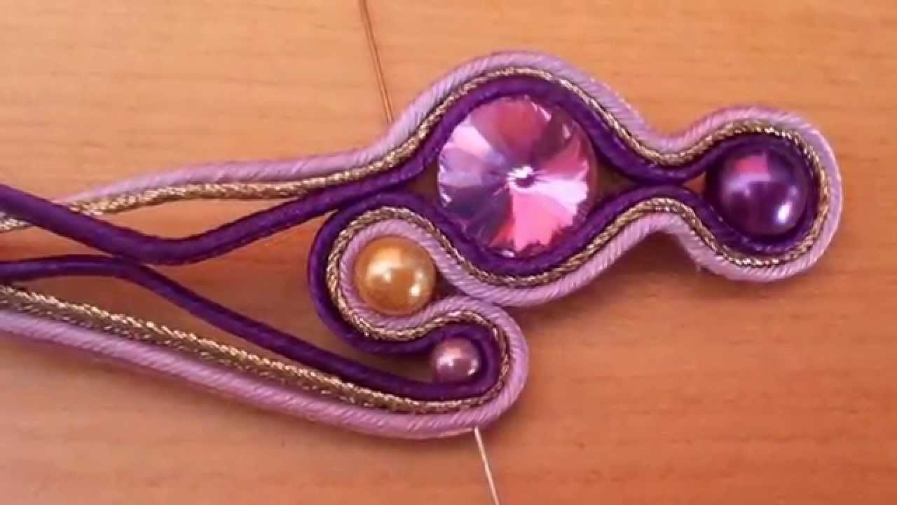 Soutache bracelet. Step by step photo tutorial