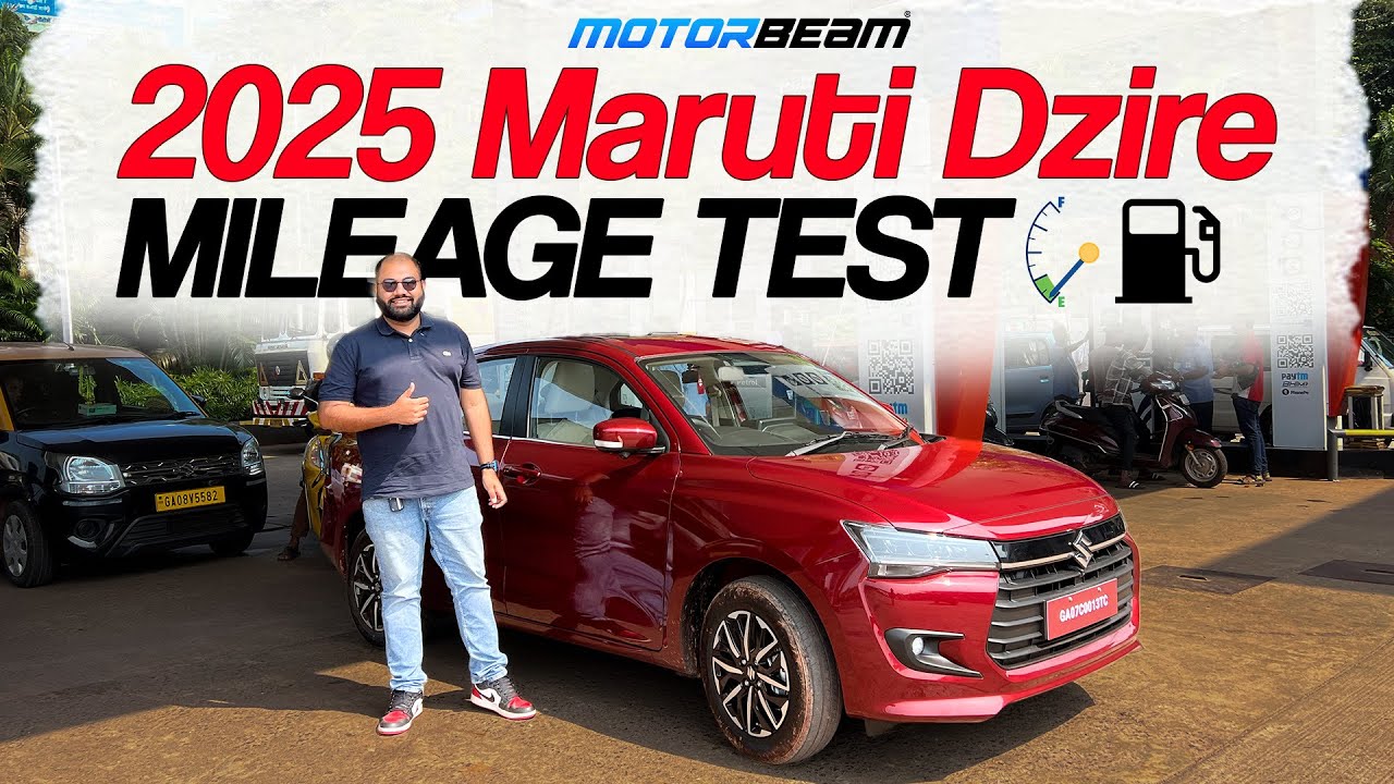 2025 Maruti Dzire AMT - Mileage Test & Review | @MotorBeam
