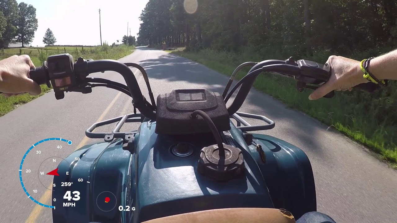 Kawasaki Bayou 220 top speed run
