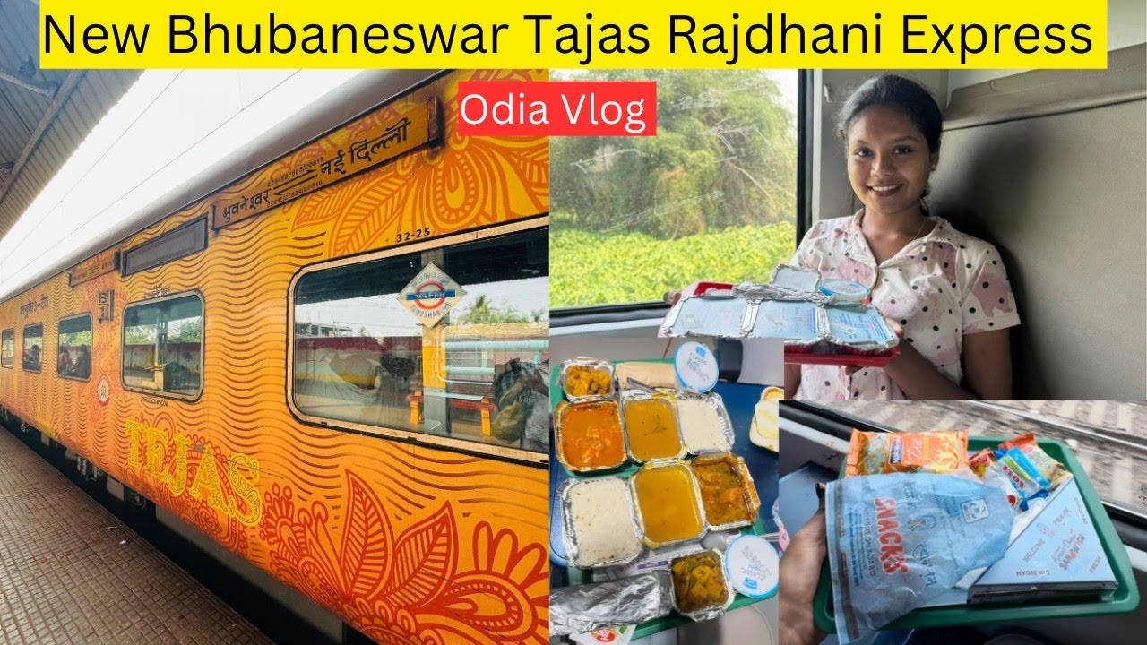 New Delhi To  Bhubaneswar Tejas Rajdhani Express 🚂 || 3rd Ac Journey || Food Review || Odia vlog ||