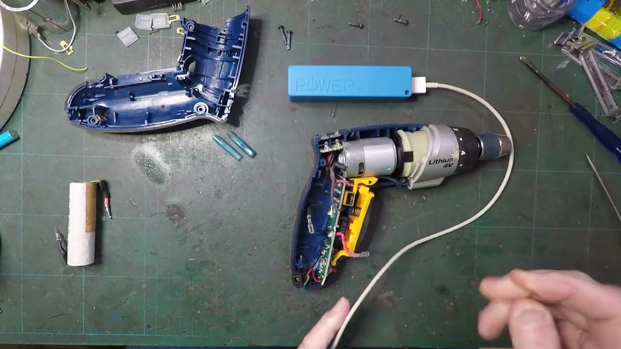 Ryobi 4v Li-Ion screwdriver repair