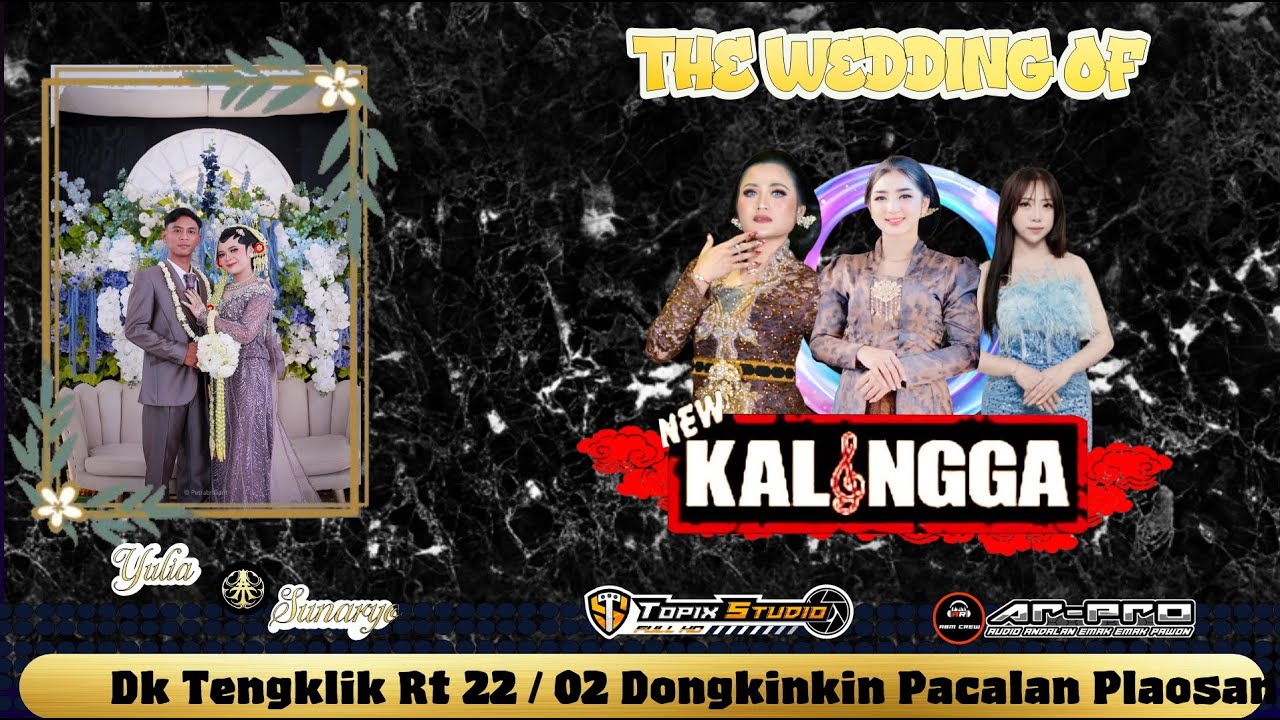 LIVE TOPIX STUDIO WEDDING YULIA & SUNARYO || CS NEW KALINGGA || AR PRO AUDIO JILID 2 MR. DARKUN