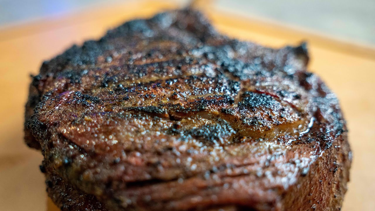 Smoking A Tomahawk Steak On A Traegar