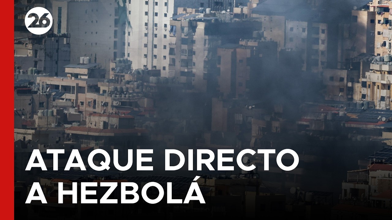 🚨 AHORA - LÍBANO | Explosiones en Beirut tras ataques aéreos israelíes contra Hezbolá