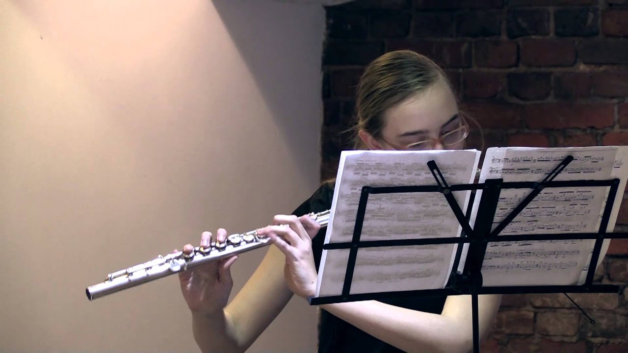Krzysztof ZGRAJA. Etude # 3 for Flute solo Flamenco. Uliana ZHIVITSKY (flute)