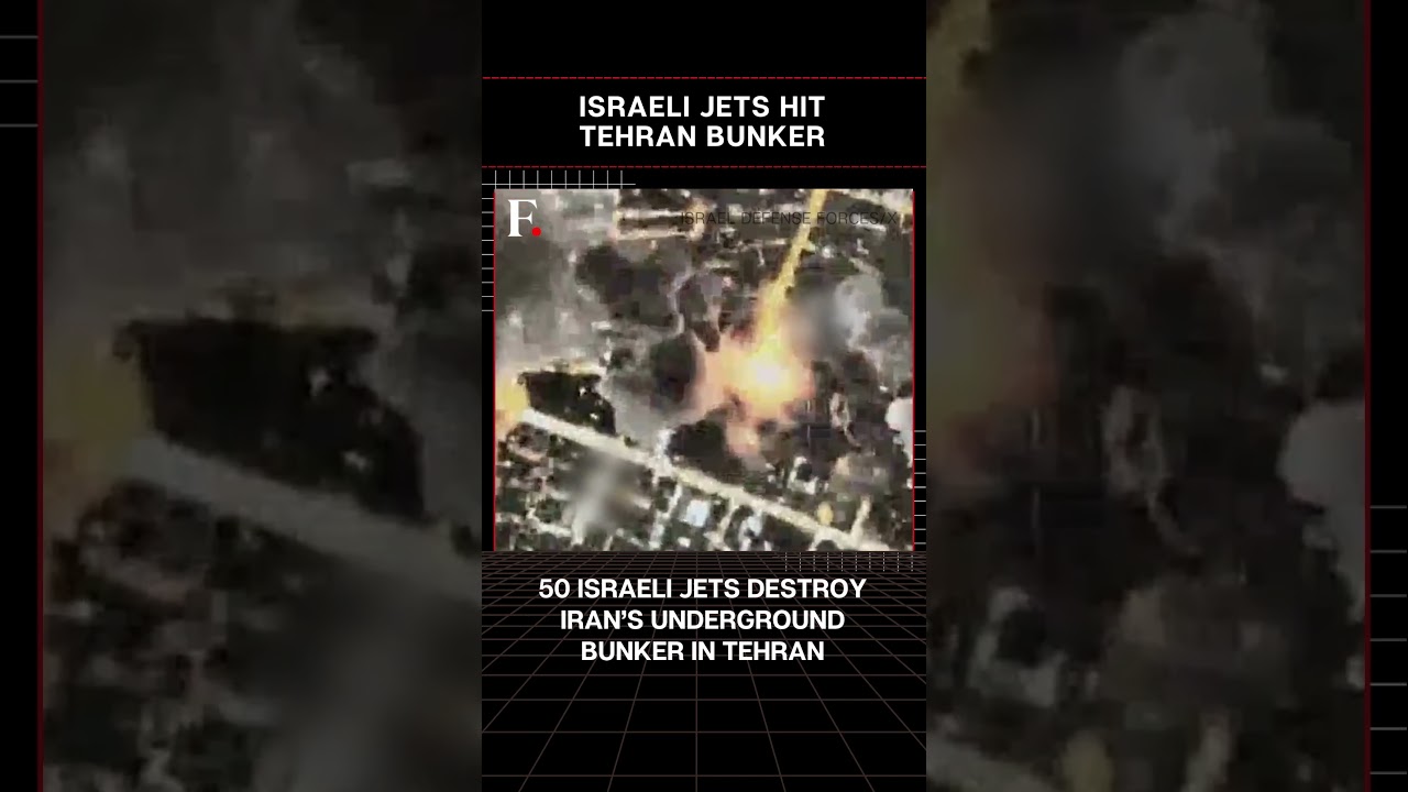 #FirstpostNews: 50 Israeli Jets Destroy Khamenei&rsquo;s Underground Bunker in Tehran