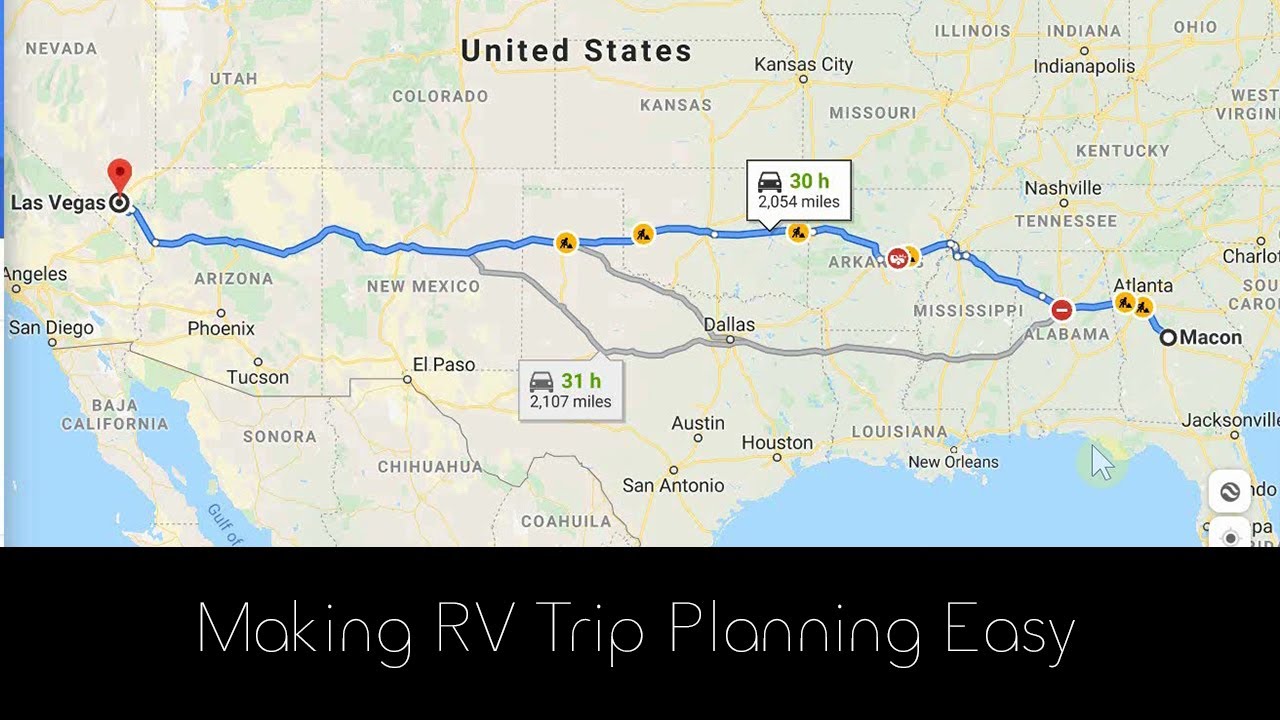 Making RV Trip Planning Easy