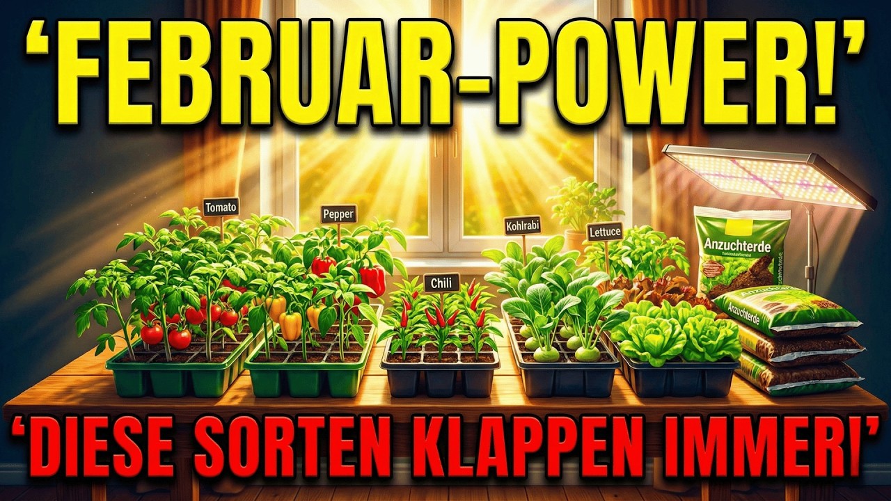 Gemüse vorziehen im Februar Diese Sorten funktionieren wirklich!