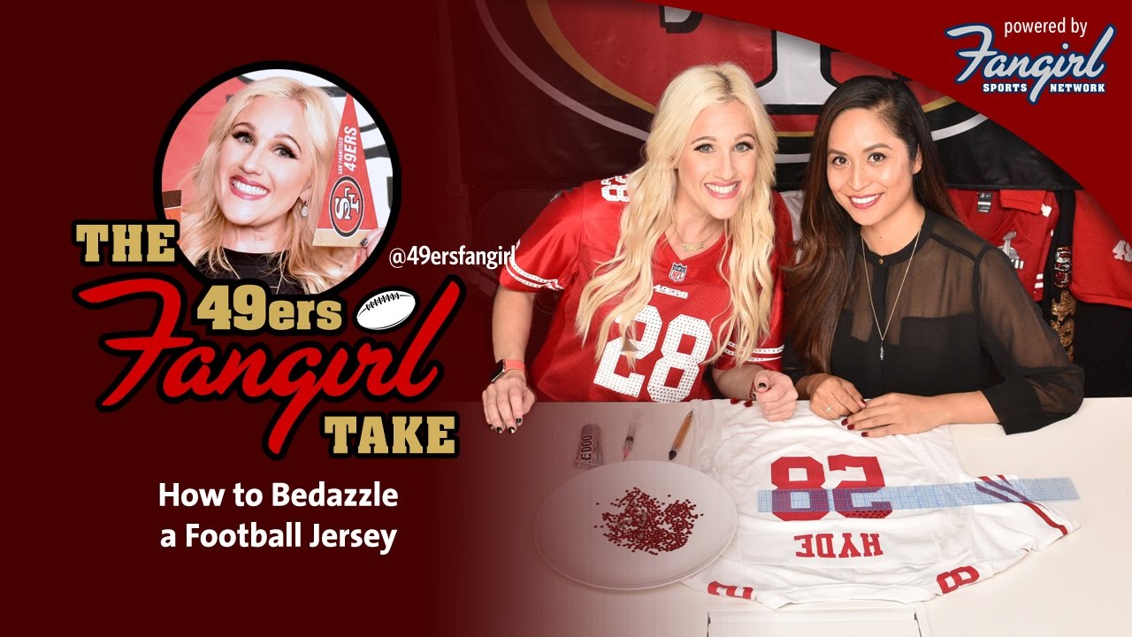 How to Bedazzle a Football Jersey | 49ers Fangirl