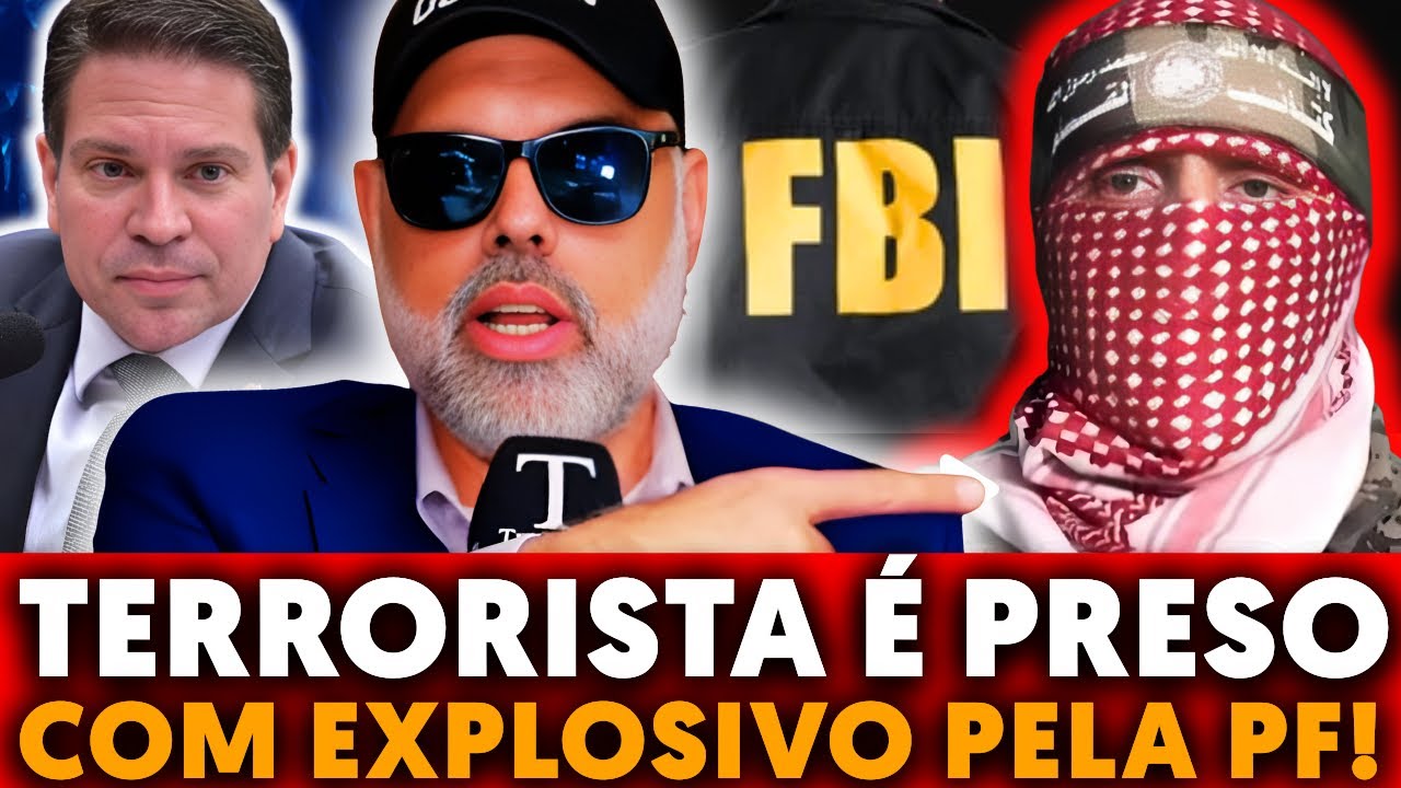 BOMBA! 🚨 TERRORISTA É PRESO PELA PF EM SÃO PAULO COM AJUDA DO FBI | ALLAN DOS SANTOS