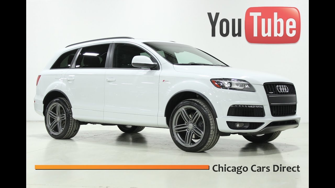 Chicago Cars Direct Presents a 2013 Audi Q7 3.0T Prestige S-Line. Glacier White/Black. #010104