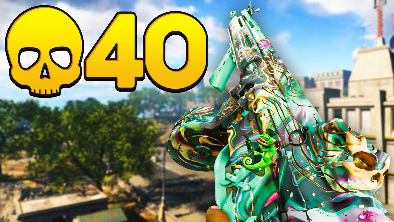 40 KILLS on Rebirth Island Squad Wipe | No Commentary Warzone Gameplay