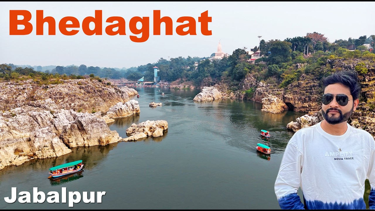 Bhedaghat: The Marble Heartland of India| Dhuandhar Waterfall | Narmada River Boating |Jabalpur M.P.