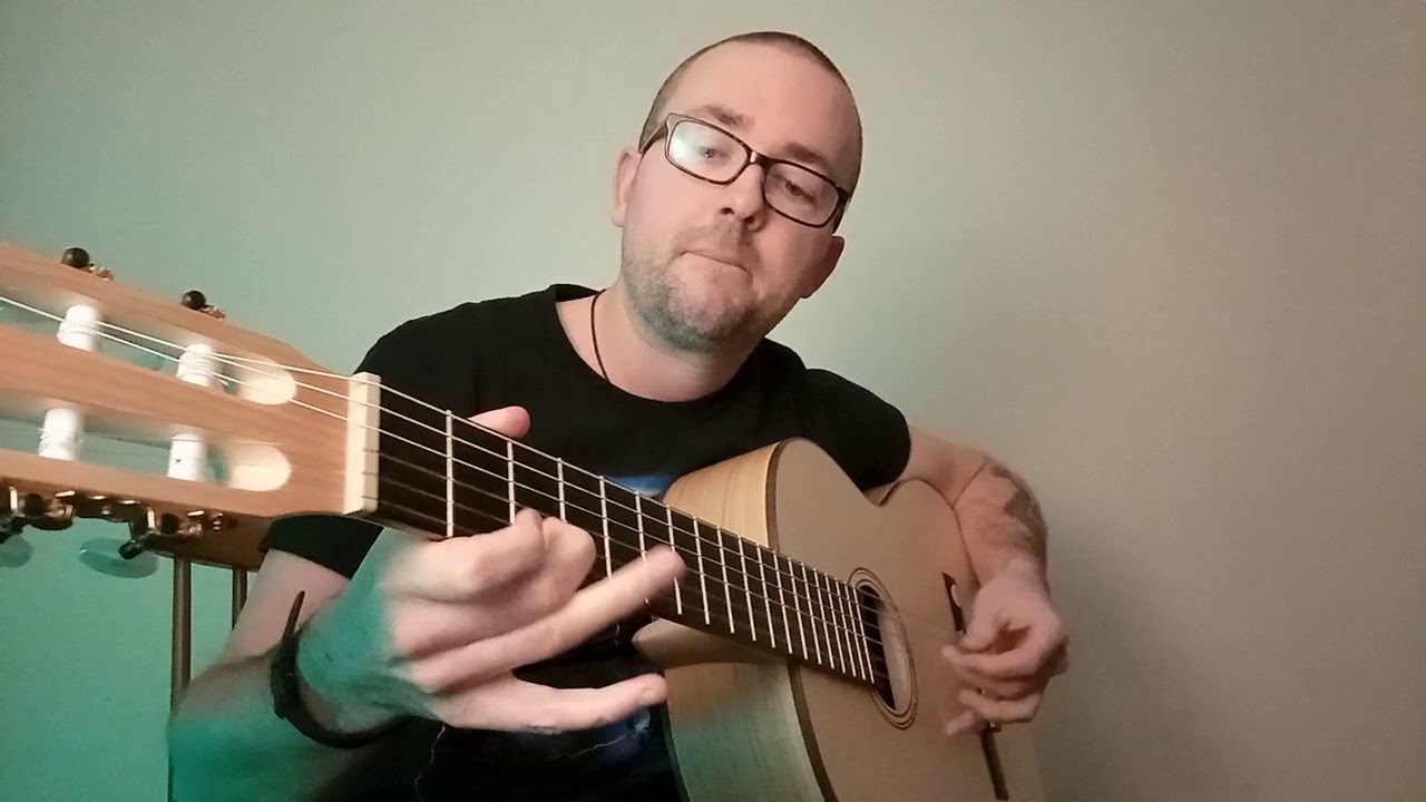 Gewa gold cherry demo. The Monument (Stephen Boyle Irish guitarist)