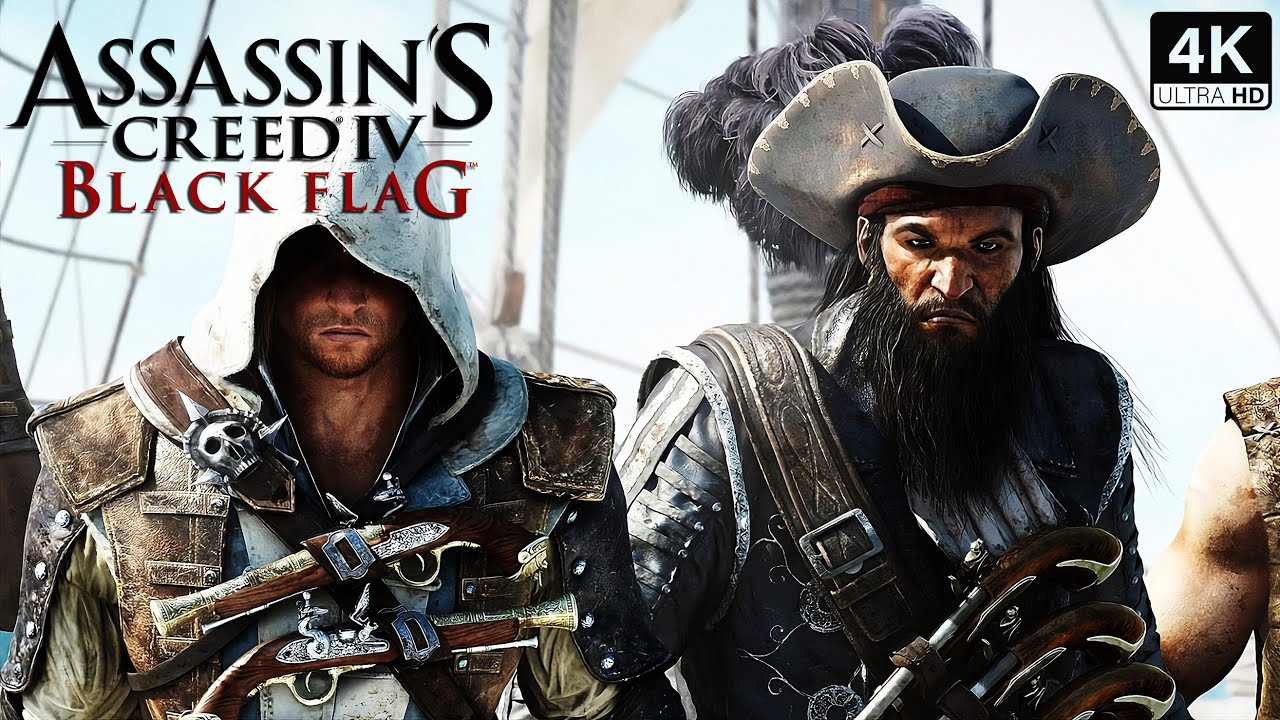 Assassin's Creed IV: Black Flag - All Cutscenes & Cinematics Game Movie | 4K 60FPS