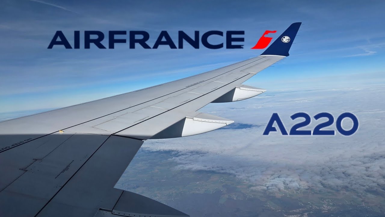 Vol Paris CDG 🇨🇵 Nantes NTE🇨🇵Airfrance Airbus A220 @fredtravel2280 