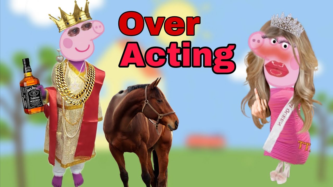 edited a peppa pig episode11# funny | hindi peppa pig funny OVER ACTING edit meme👠 🤣🤣