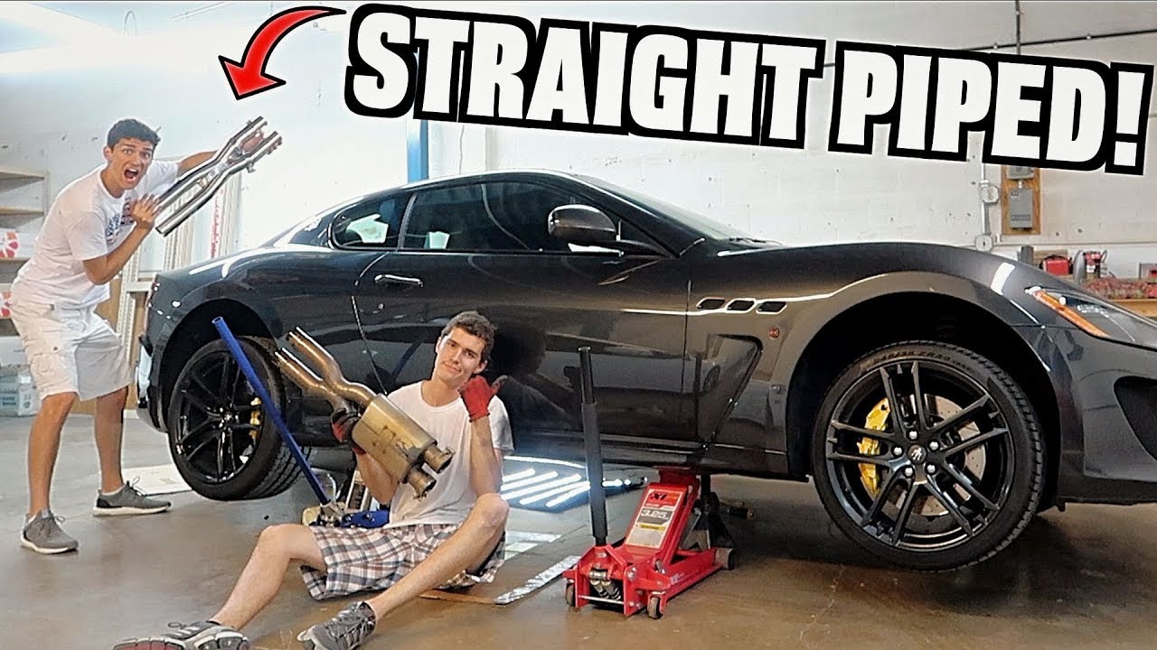 Straight Piping My Maserati Granturismo MC!!