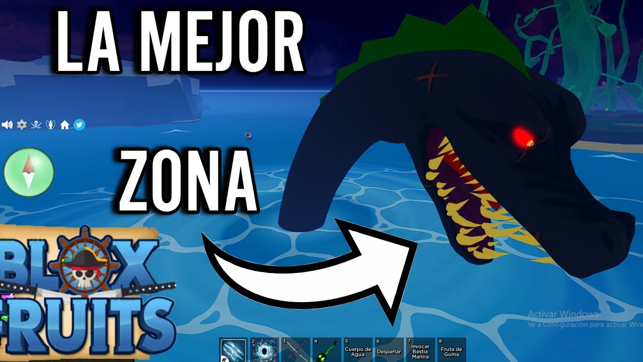 Las mejores zonas para cazar SEAS en blox fruits