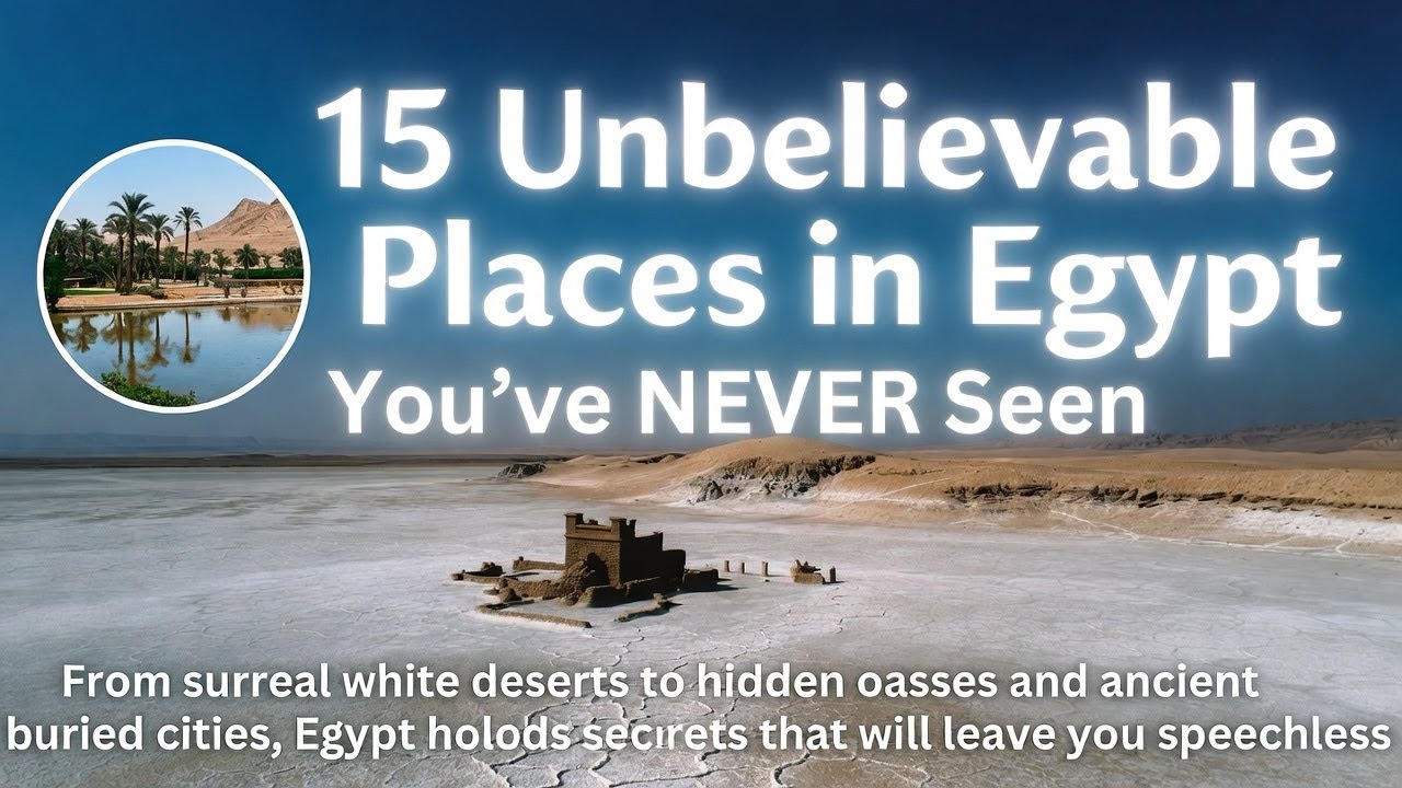 15 Mind-Blowing Places in Egypt You’ve NEVER Seen (Not the Pyramids!)