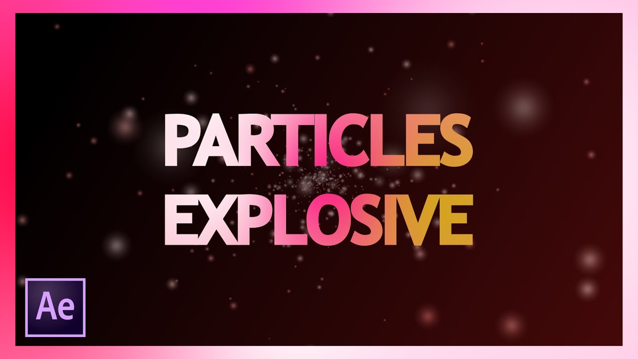 How to create particles animation in after effects (no-plugins) ? | After Effects Tutorial