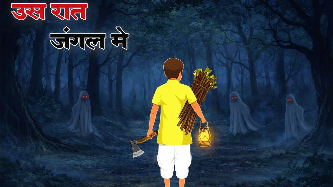 उस रात जंगल मे | Moral Stories | Moral Stories In Hindi | Cartoon Video