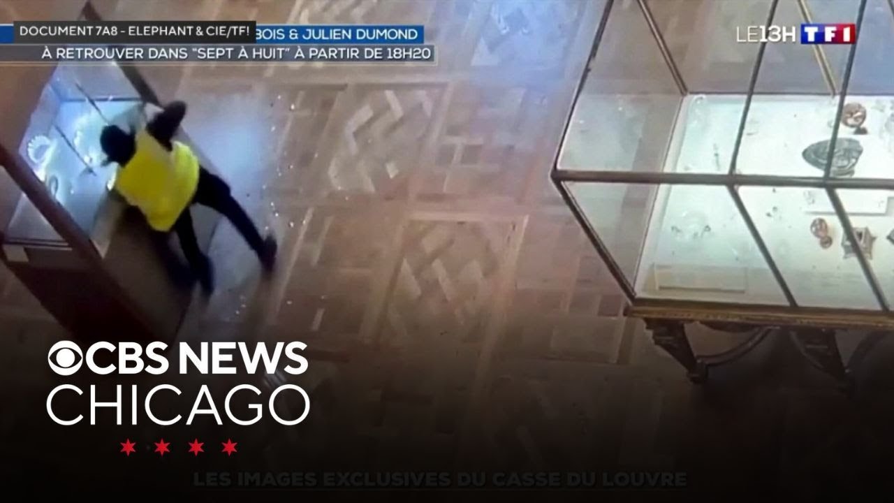 New video shows Louvre jewel heist