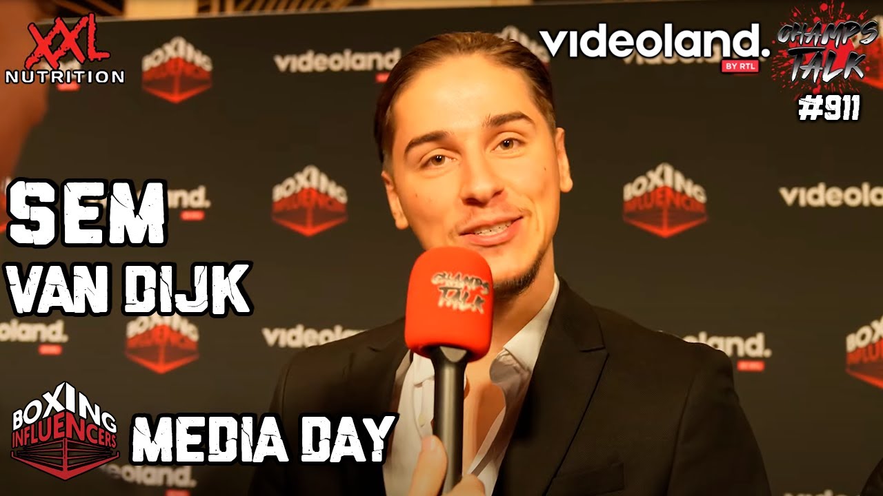 Sem van Dijk 'Mijn TEGENSTANDER maakt NIET UIT! Ik ben al KLAAR!' #BoxingInfluencers Media Day