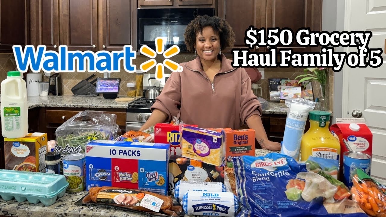 Продуктовый запас WALMART 2025 | Доступные продукты для всей семьи на неделю