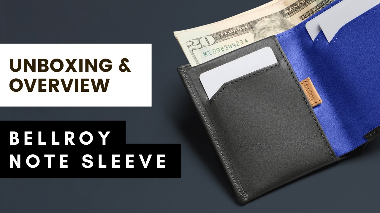 Bellroy Note Sleeve [Unboxing & Overview 2025]