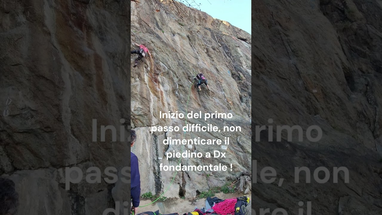 A. L. -  6b -  AntiCaprie - Comprensorio Caprie - Val di Susa - Davide lo sale AL 6B
