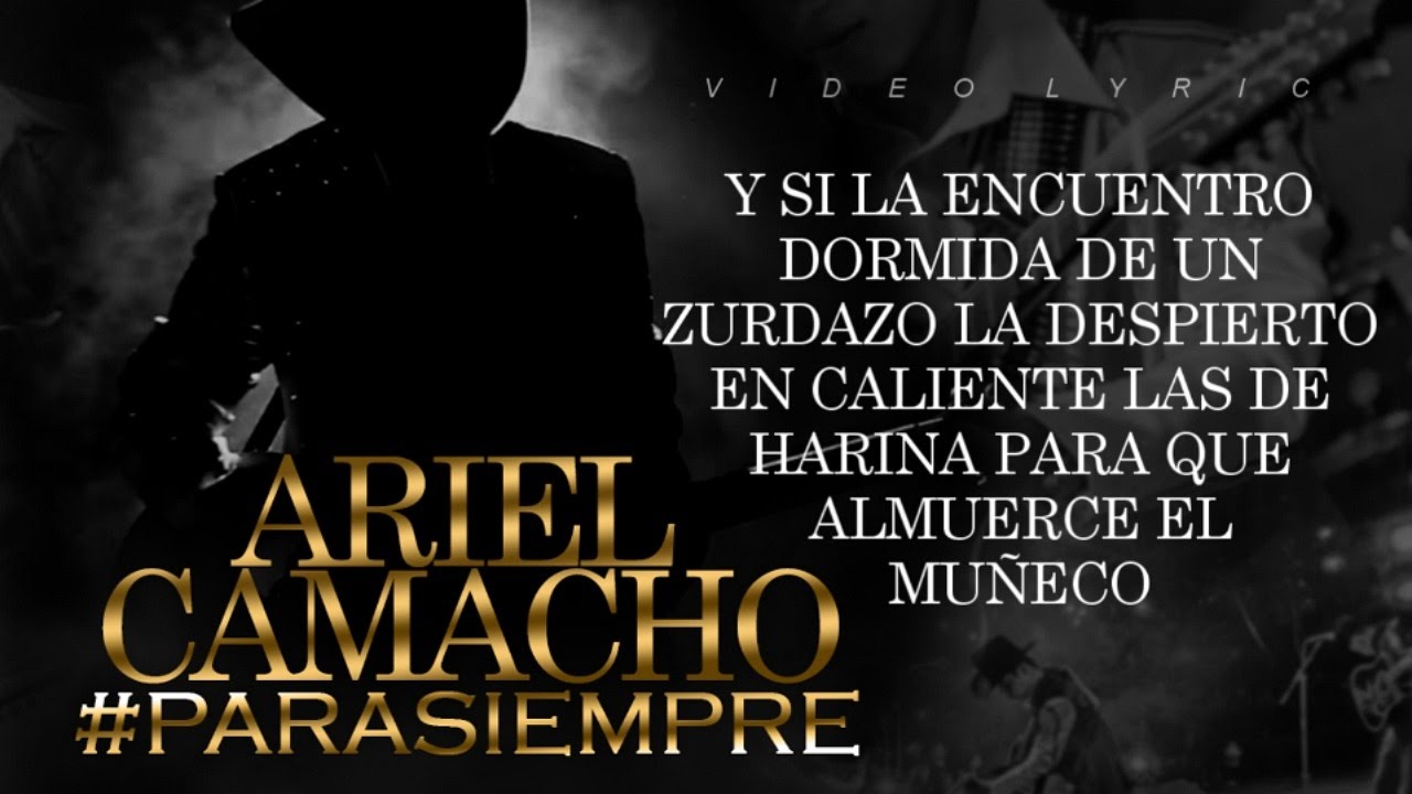 (LETRA) &uml;LAS 4 DE LA MA&Ntilde;ANA&uml; - Ariel Camacho Y Los Plebes del Rancho (Lyric Video)