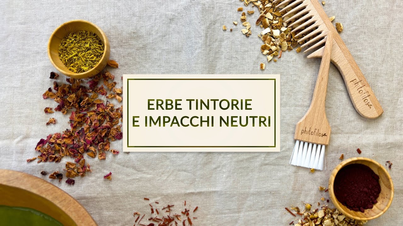 Erbe tintorie e impacchi neutri: come si applica la pastella?