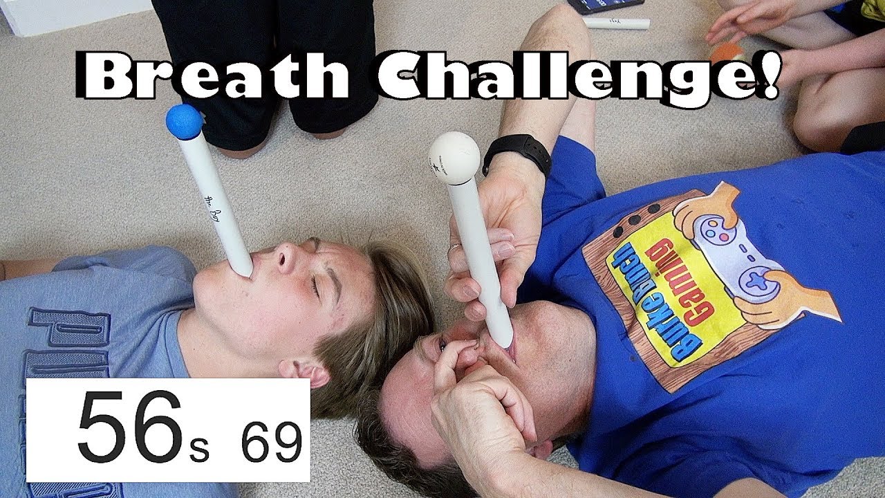 Hold Your BREATH challenge!  🤐-  vlog e324