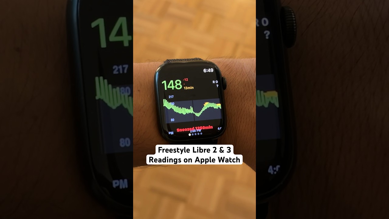 How to get Libre 2 & 3 Readings on Apple Watch #cgm #t1d #diabetes