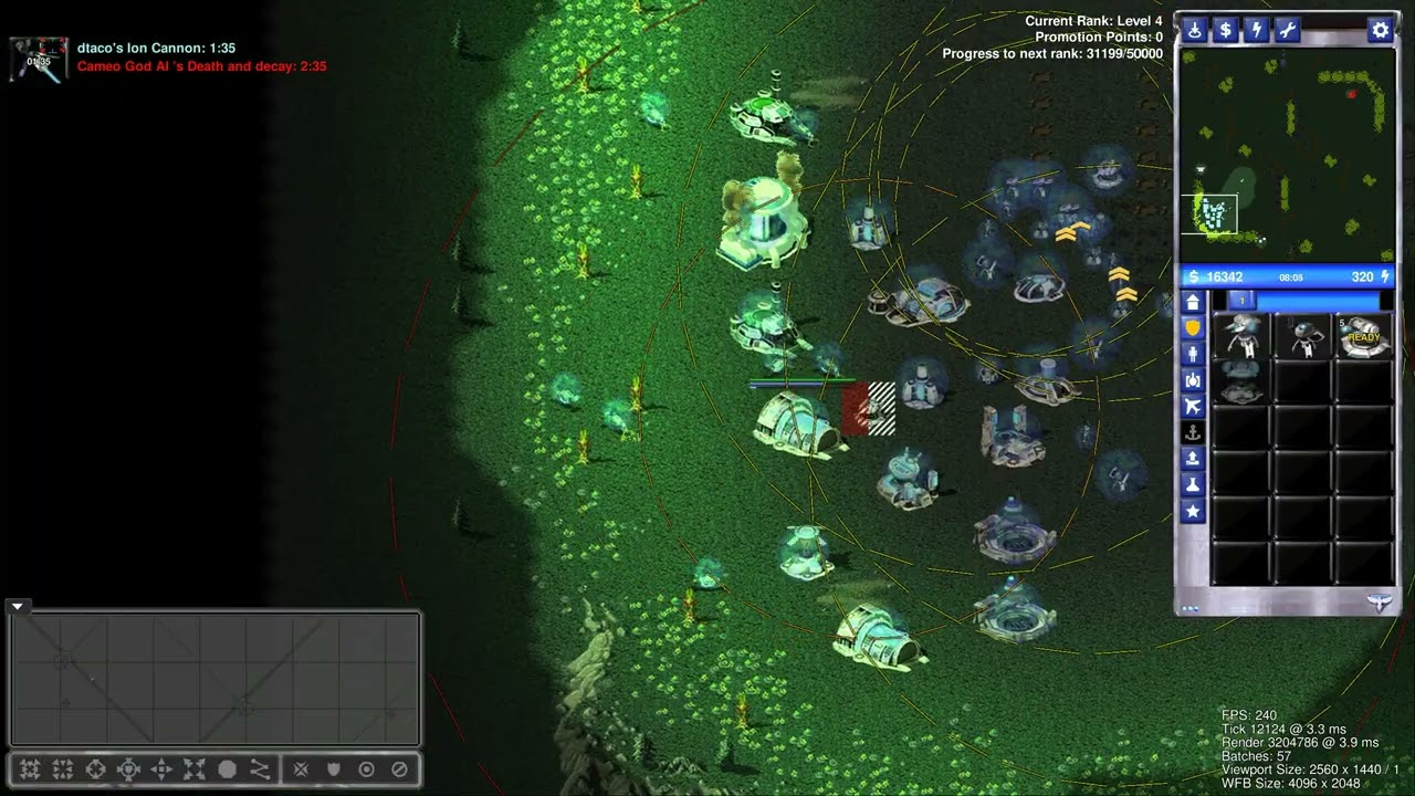 OpenRA Cameo - Steel Consortium vs Warcraft Orcs (Cameo God AI difficulty)