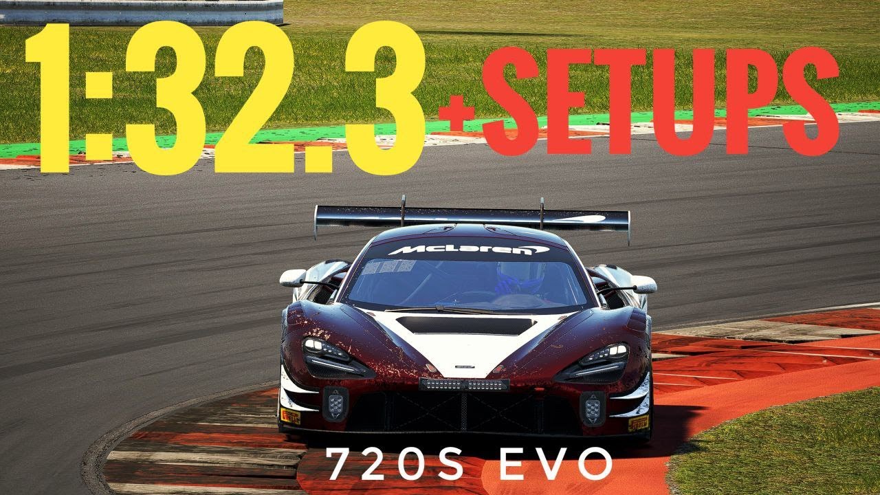 ACC HOTLAP Misano McLaren 720s evo| 1:32.3 | Assetto Corsa Competizione 1.9.3