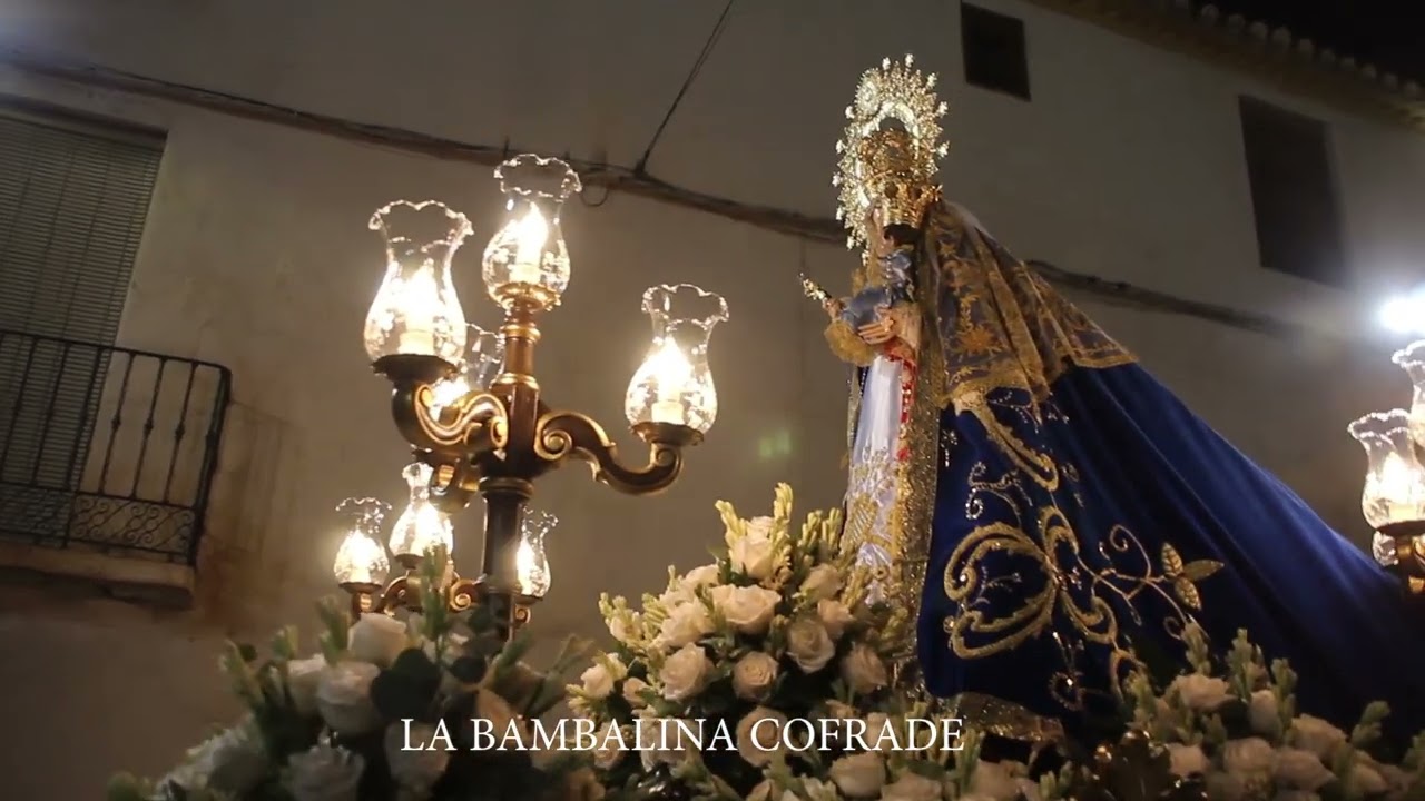 Virgen de la Cabeza de Cogollos por la Calle Barradas en la Magna Mariana de Guadix