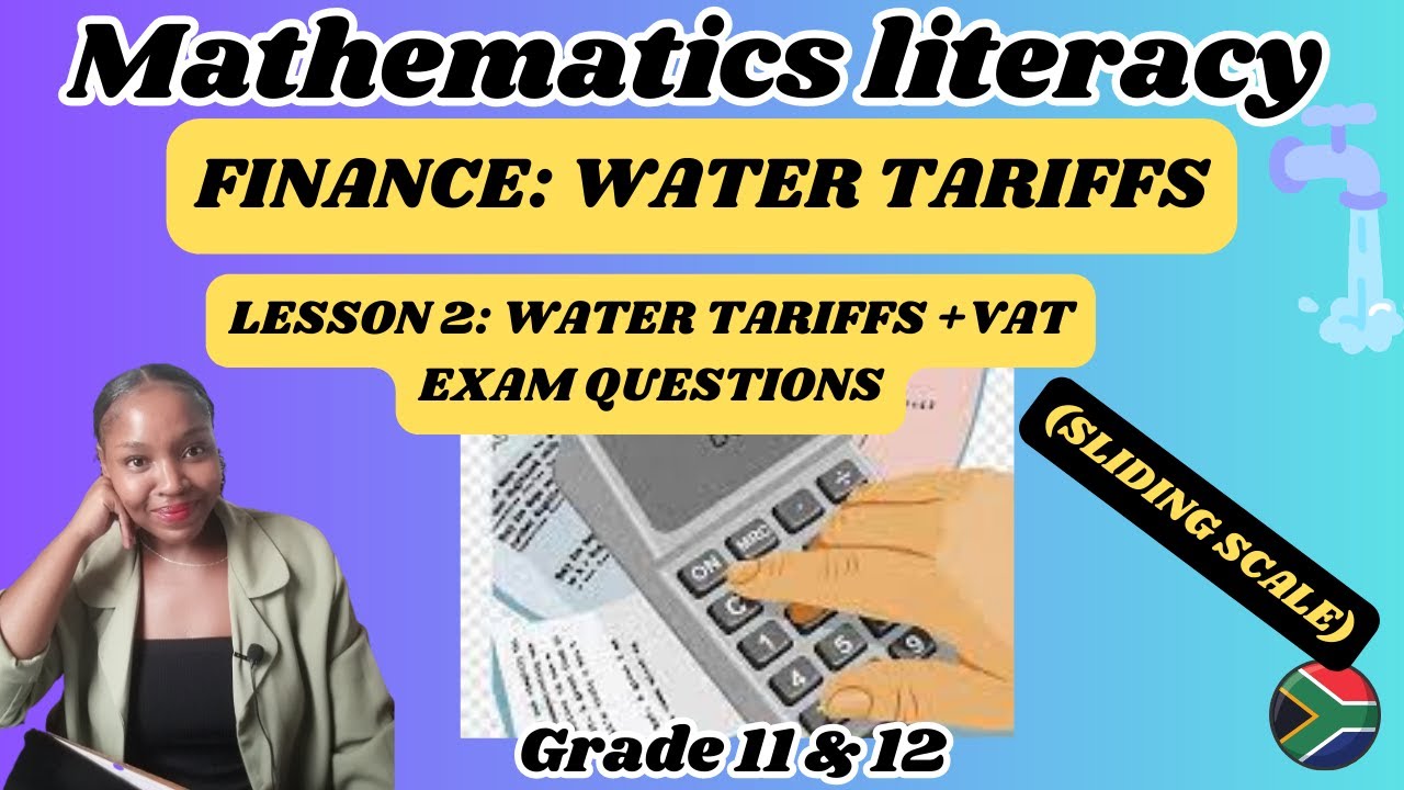 Grade 12 Mathematical Literacy | Tariffs| Water tariffs| Exam questions with solutions