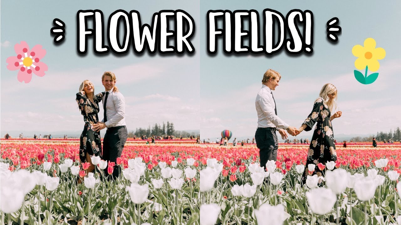 FIRST TIME AT THE FLOWER FIELDS!