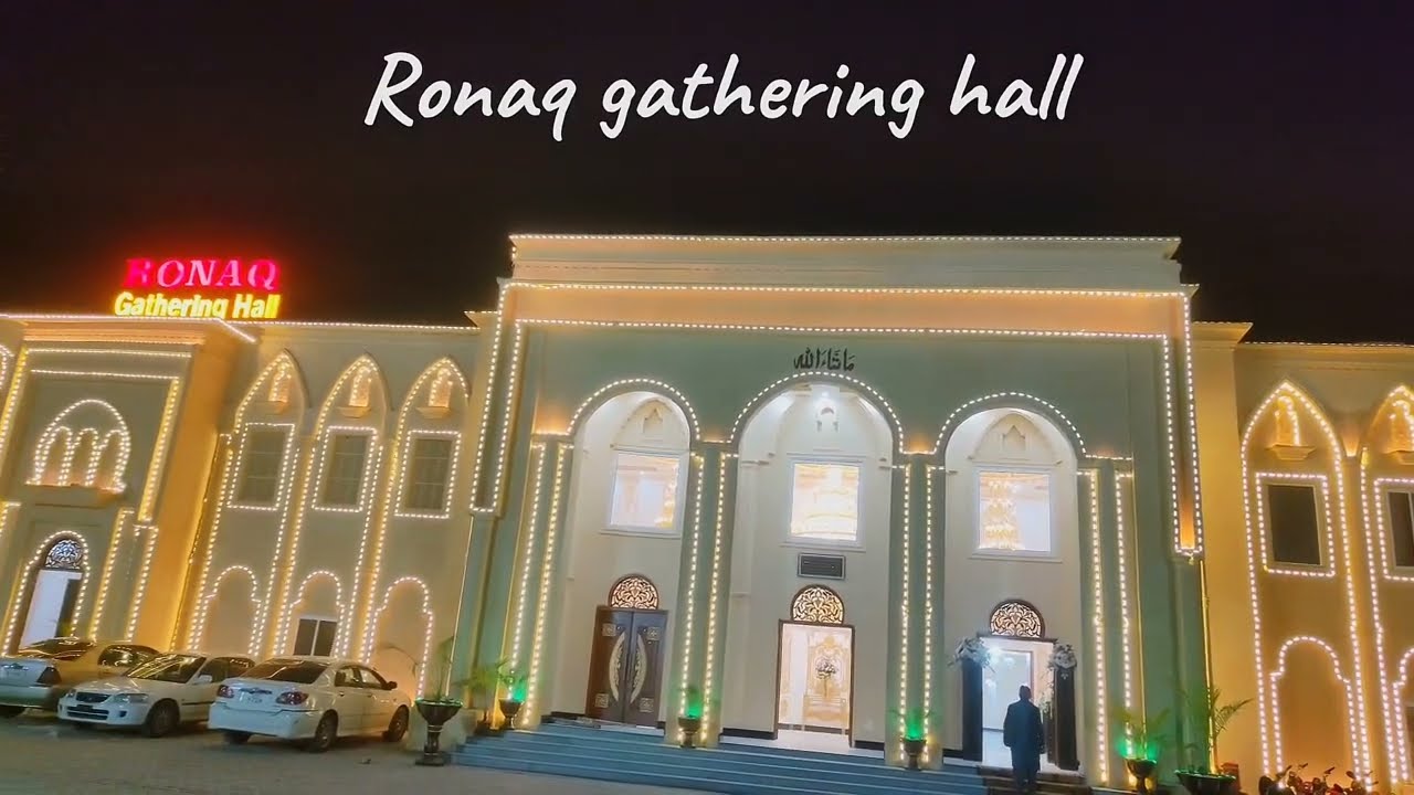 Barat decor/Ronaq gathering hall Peshawar/3d dance floor/full hall video/Bandhan decorator