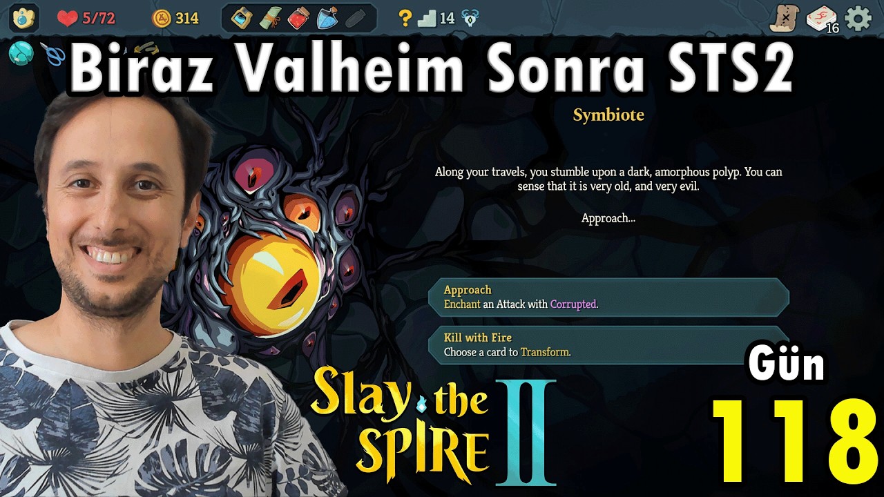 Önce Valheim sonra Slay The Spire 2 de Yeni Karakter! - Mr.C - Gün 118 - Geceden Sahura 14 😁