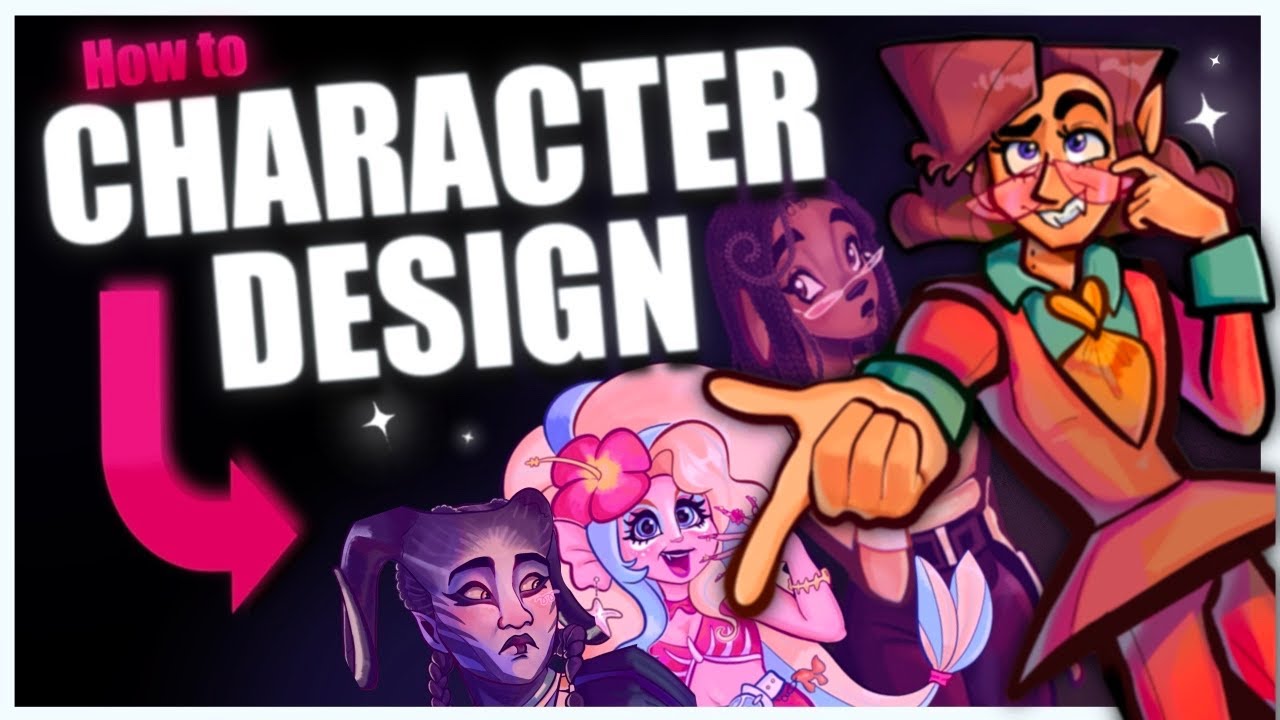 HOW TO DESIGN CHARACTERS   (OCS, Severance, Dragon age Veilguard, and more!)