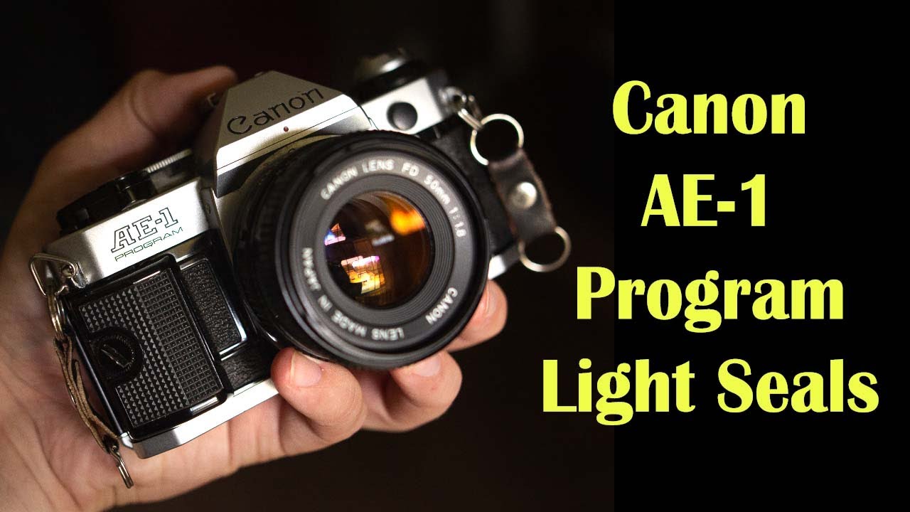 Adding PERMANENT Light Seals to a Canon AE-1 Program SLR Camera