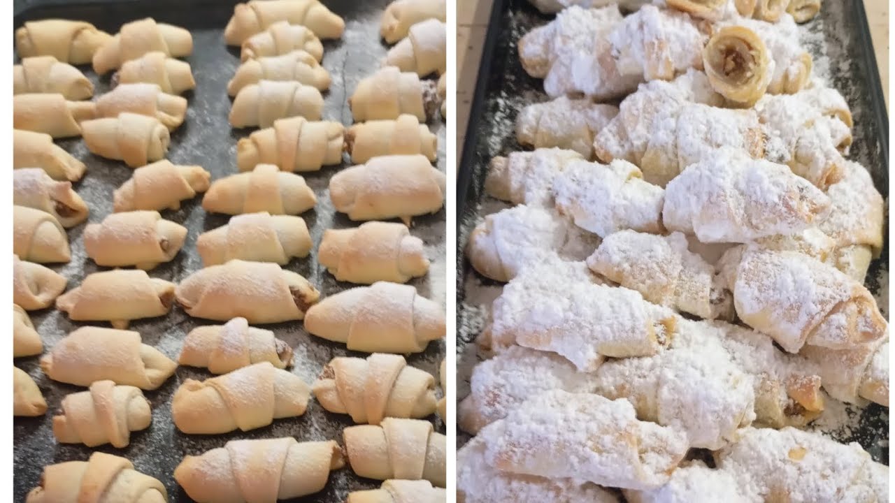 13.02.2026👍CELE MAI FRAGEDE SI DELICIOASE CORNULEȚE UMPLUTE CU NUCA SI GEM 👍👍