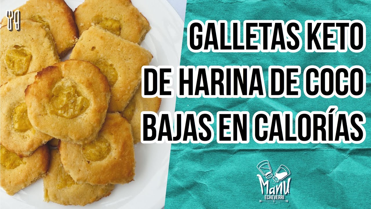 🍪🥥GALLETAS RELLENAS KETO CON HARINA DE COCO | KETO COCONUT FLOUR COOKIES | Manu Echeverri