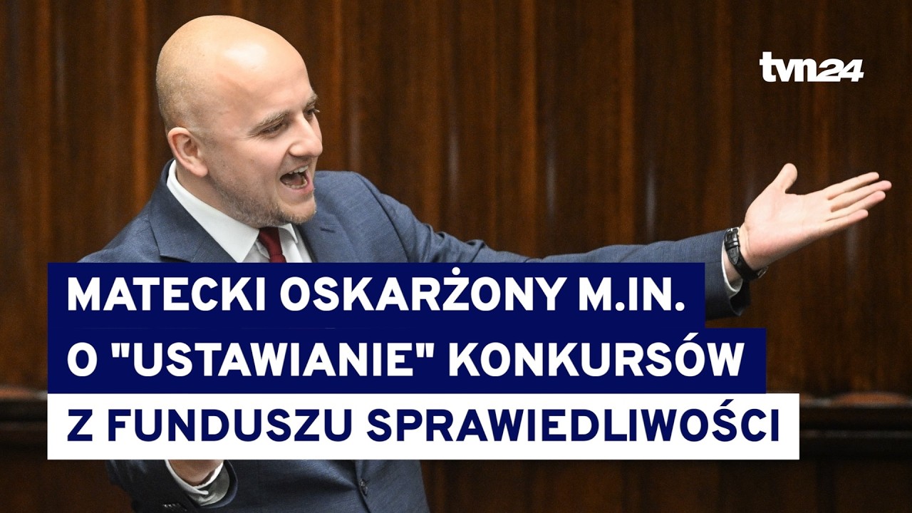 Prokuratura skierowała akt oskarżenia przeciwko Mateckiemu @tvn24